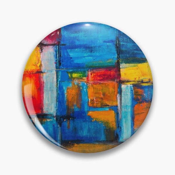 Item preview, Red, Green, Yellow, and Blue Abstract Painting designed and sold by joeredbu.
