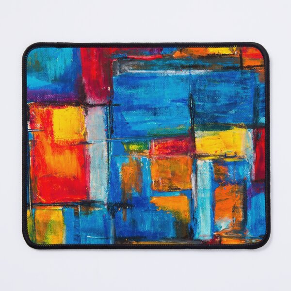 Item preview, Red, Green, Yellow, and Blue Abstract Painting designed and sold by joeredbu.