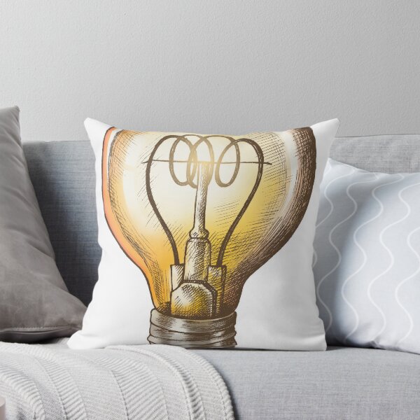 Item preview, Vintage Drawn Light Bulb designed and sold by tshirtmania20.