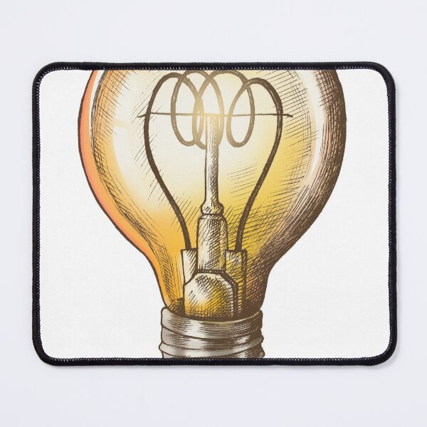 Item preview, Vintage Drawn Light Bulb designed and sold by tshirtmania20.