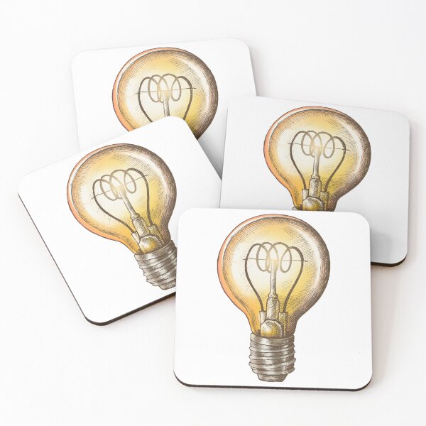 Item preview, Vintage Drawn Light Bulb designed and sold by tshirtmania20.