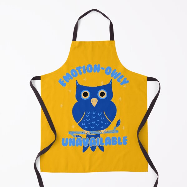 Item preview, Emotionally unavailable owl designed and sold by MorvernDesigns.