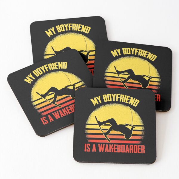 Item preview, My Boyfriend Is A Wakeboarder Wakesurfer Wakesurfing designed and sold by Nessshirts.
