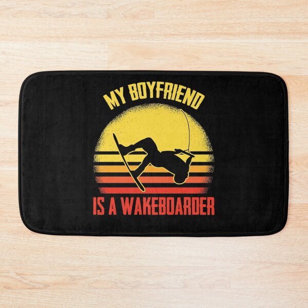 Item preview, My Boyfriend Is A Wakeboarder Wakesurfer Wakesurfing designed and sold by Nessshirts.