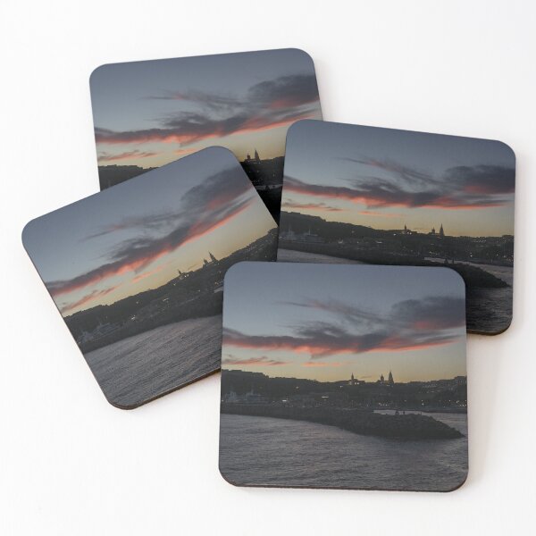 Item preview, Leaving Gozo - Mgarr Harbor at Dusk designed and sold by Georgia Mizuleva.