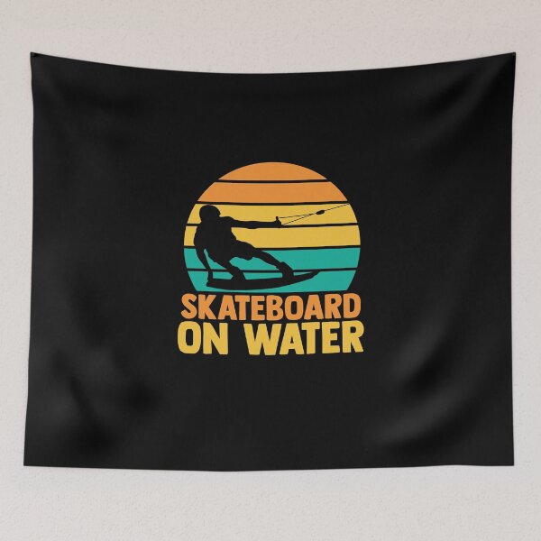 Item preview, Skateboard On Water Wakeboarding Wakesurfer Wakesurfing designed and sold by Nessshirts.