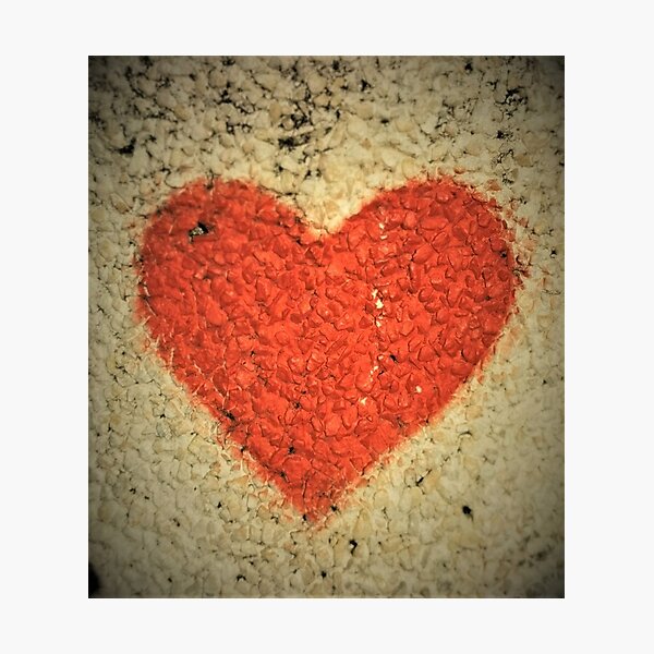 Wandbilder Graffiti Herz Redbubble