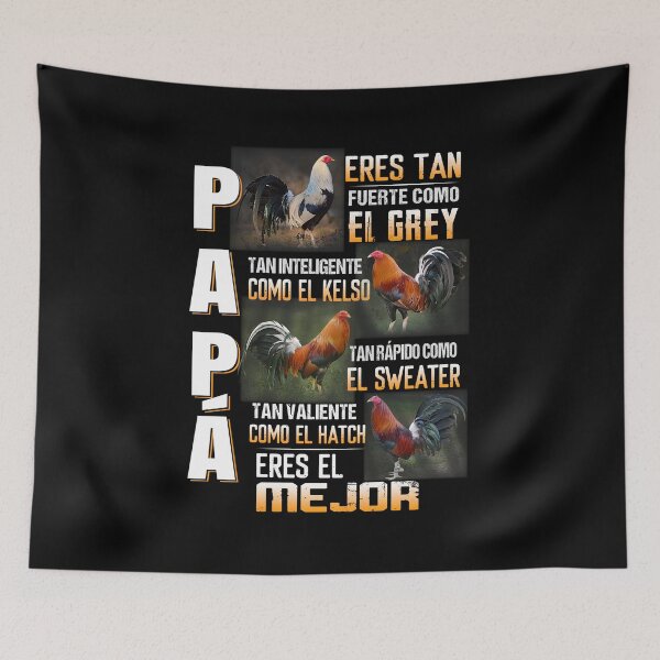 Item preview, Pollo-Papa-Eres-Tan-Fuerte-Como-El-Grey-Tan-Inteligente-Como-El-Kelso-Tan-Rapiso-Como-El-Sweater-T designed and sold by LeahWallacee.