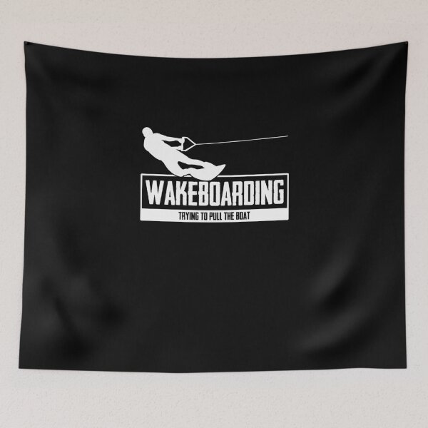 Item preview, Wakeboarding Trying To Pull The Boat Wakeboarding Surfing designed and sold by Nessshirts.