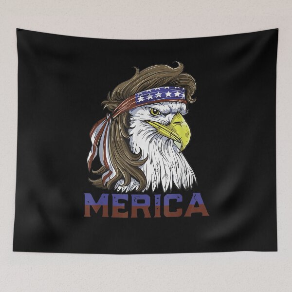 Item preview,  Eagle Mullet Merica July American Flag designed and sold by dlouise22.