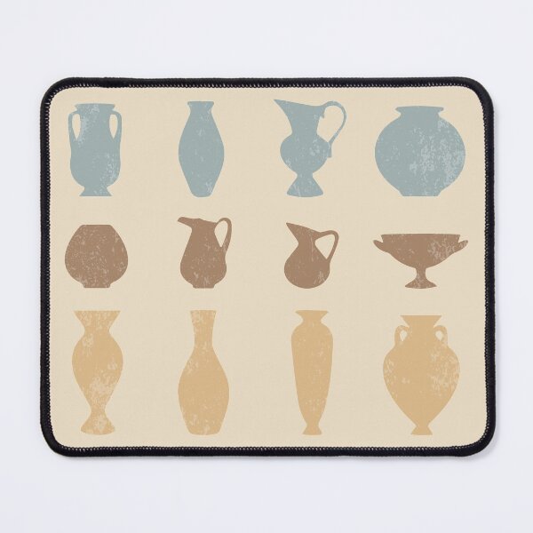 Item preview, Pastel Ancient Greece Pottery Vases Silhouettes designed and sold by Inogitna Designs.