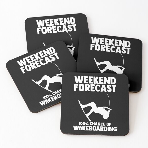 Item preview, Weekend Forecast 100% Chance Of Wakeboarding Wakeboarder designed and sold by Nessshirts.