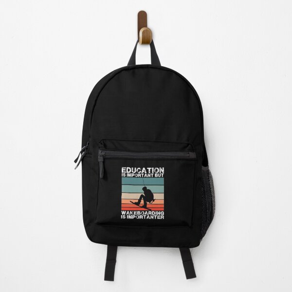 Item preview, Education Is Important But Wakeboarding Is Importanter designed and sold by Nessshirts.