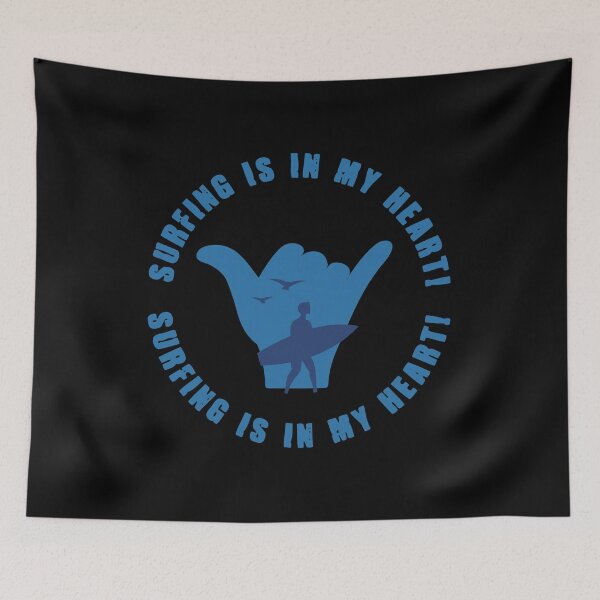 Item preview, surfing is in my heart designed and sold by JaMatt1983.