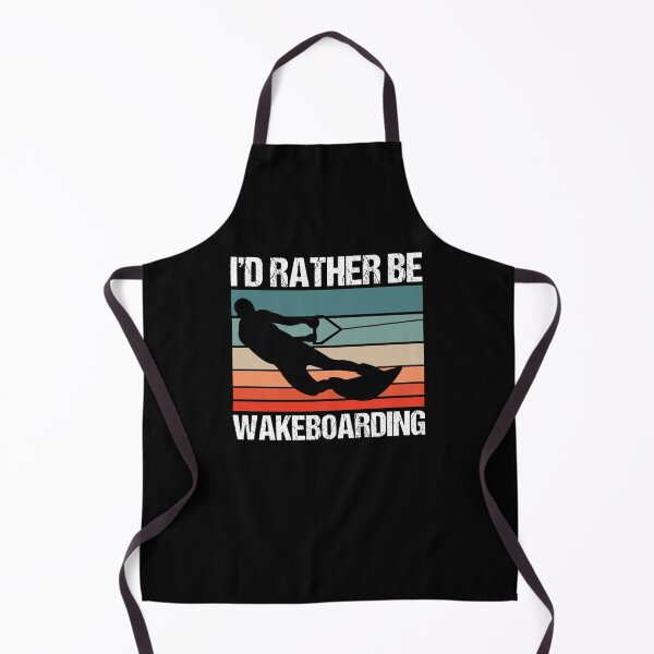 Item preview, I'd Rather Be Wakeboarding Wakeboard Wake Surfing Fan designed and sold by Nessshirts.