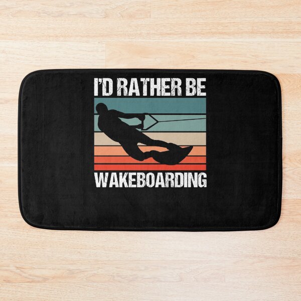Item preview, I'd Rather Be Wakeboarding Wakeboard Wake Surfing Fan designed and sold by Nessshirts.