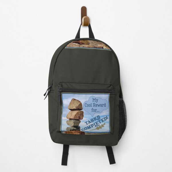 Item preview, Cool Reward for Tasks Completed - Pile of Rocks in shades of Grey, Cornflower Blue, Olive & Sand - Vicki Hadfield, The Happiness Ambassador designed and sold by Printable Pressies.
