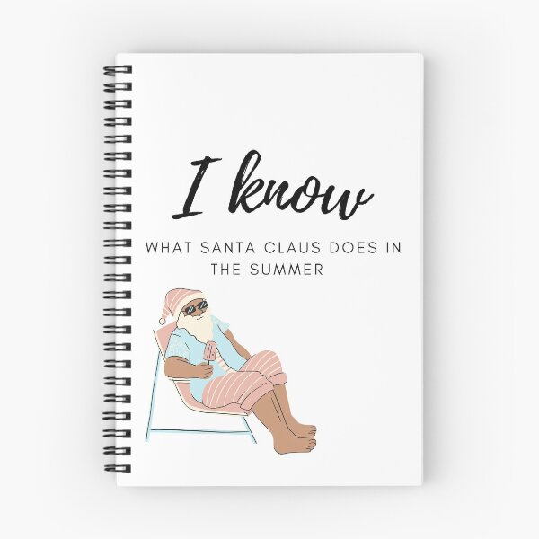 Item preview, I know what Santa Claus does in summer designed and sold by Adorno.