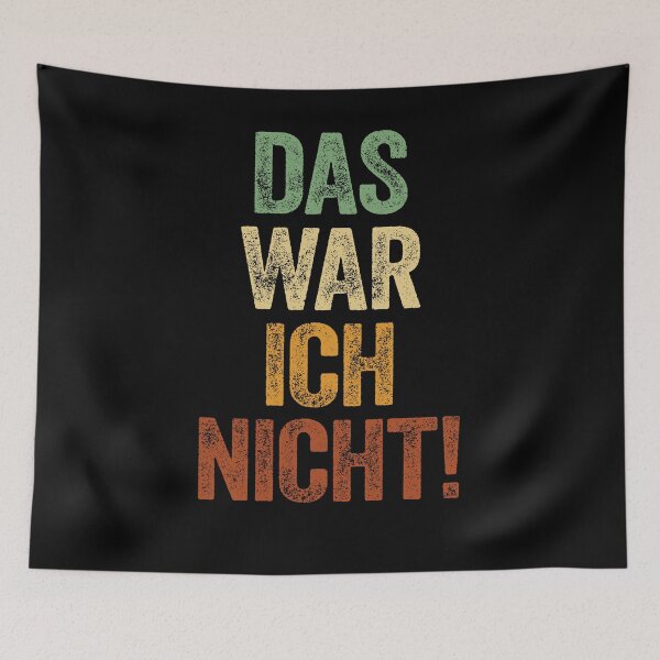 Artikelvorschau, Das War Ich Nicht Lustiger Spruch Ausrede Unschuld entworfen und verkauft von Renergie.