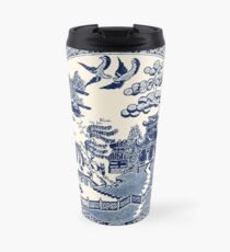China Blue Willow Travel Mug