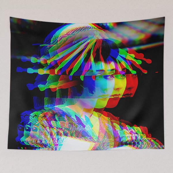 Item preview, Japanese Geisha Vaporwave Glitch Art Japan designed and sold by glitchhub.