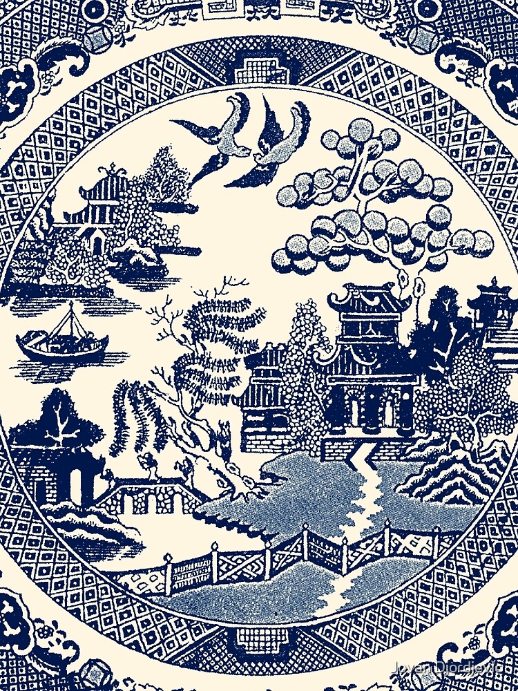 China Blue Willow by jovandjordjevic