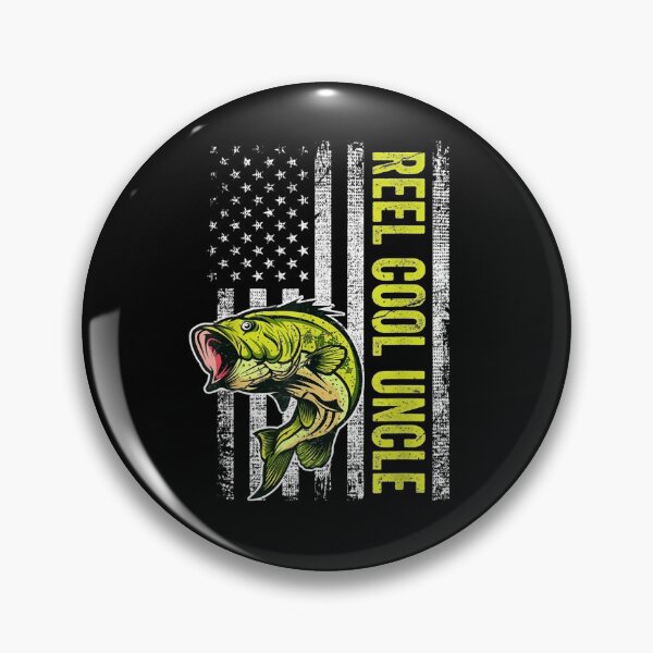 Item preview,  Reel Cool Uncle Fishing Fathers Gift American Flag designed and sold by dlouise22.
