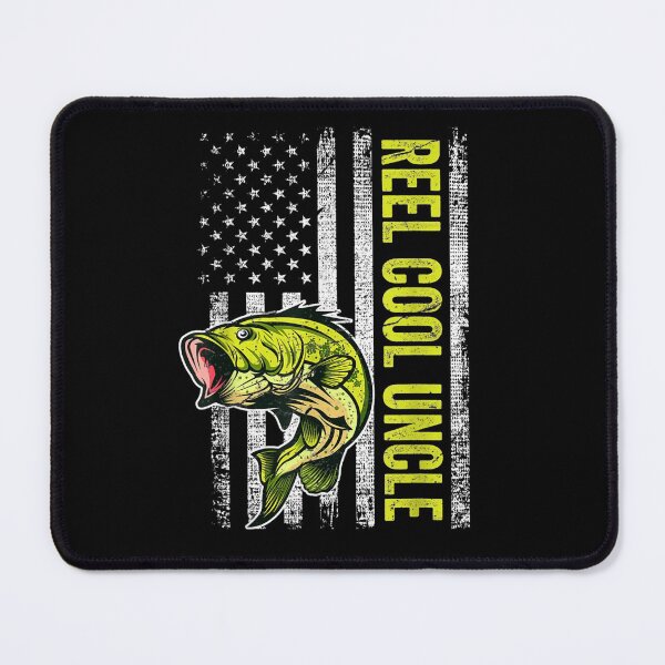 Item preview,  Reel Cool Uncle Fishing Fathers Gift American Flag designed and sold by dlouise22.