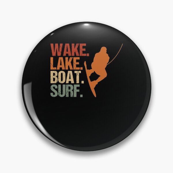 Item preview, Wake Lake Boat Surf Wakesurfer Wakeboard Wakesurfer Surfing designed and sold by Nessshirts.