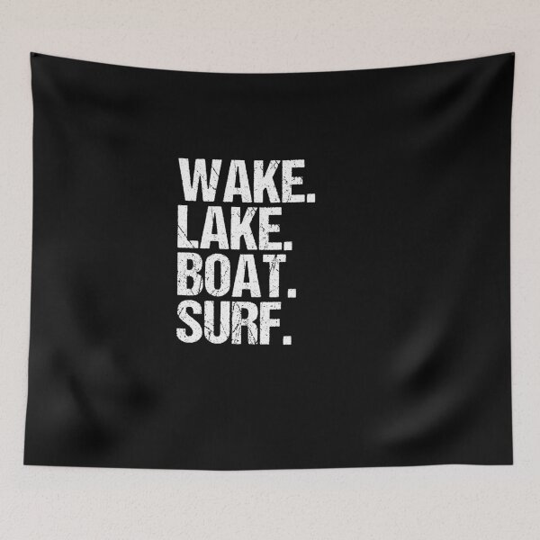 Item preview, Wake Lake Boat Surf Wakesurfer Wakeboard Wakeboarding Rope designed and sold by Nessshirts.