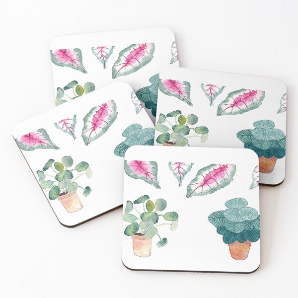 Item preview, Potted plants watercolor on paper designed and sold by Pitcholine16.