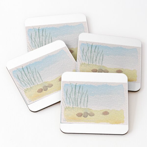 Item preview, Beach watercolor on paper designed and sold by Pitcholine16.