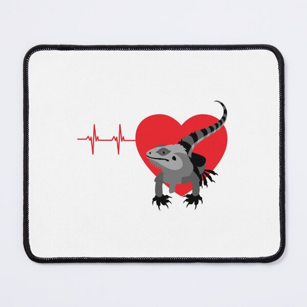 Item preview, Red heart pulse with iguana | gift for iguana keeper designed and sold by OleeVO.