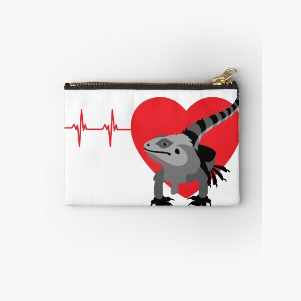 Item preview, Red heart pulse with iguana | gift for iguana keeper designed and sold by OleeVO.