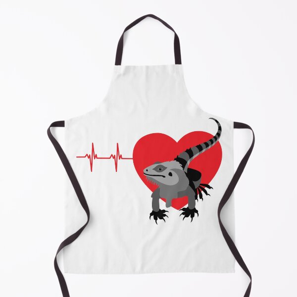 Item preview, Red heart pulse with iguana | gift for iguana keeper designed and sold by OleeVO.