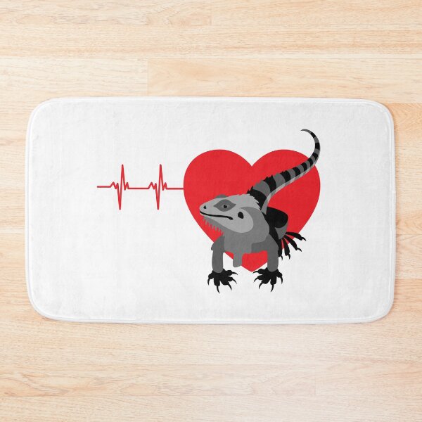 Item preview, Red heart pulse with iguana | gift for iguana keeper designed and sold by OleeVO.