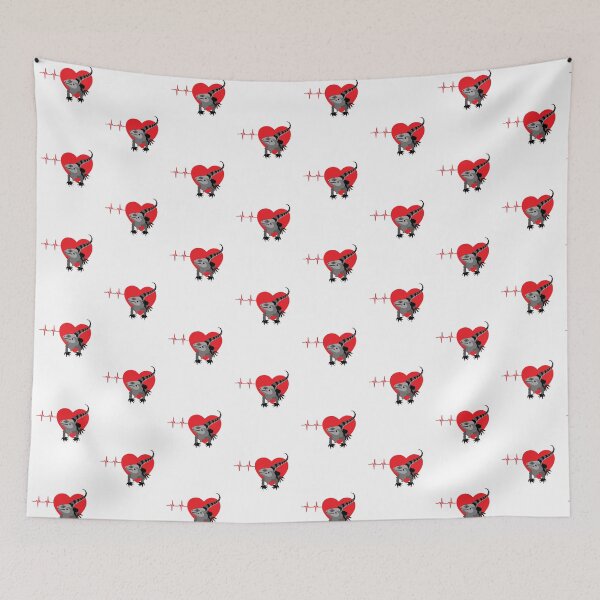 Item preview, Red heart pulse with iguana | gift for iguana keeper designed and sold by OleeVO.