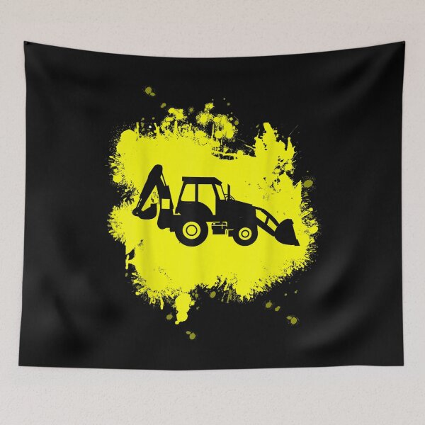 Item preview, Cool Backhoe with bright yellow Colors for Vehicles Lovers designed and sold by DaiShop.