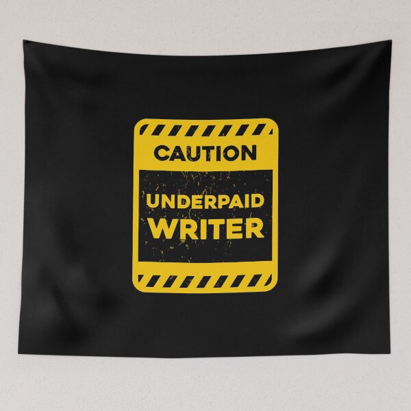 Item preview, Underpaid Writer - Funny designed and sold by ArqDezines.