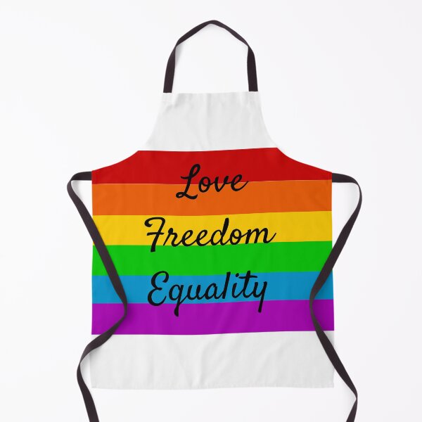 Item preview, Love Freedom Equality - LGBT PRIDE rainbow designed and sold by Inspirationmotivation.