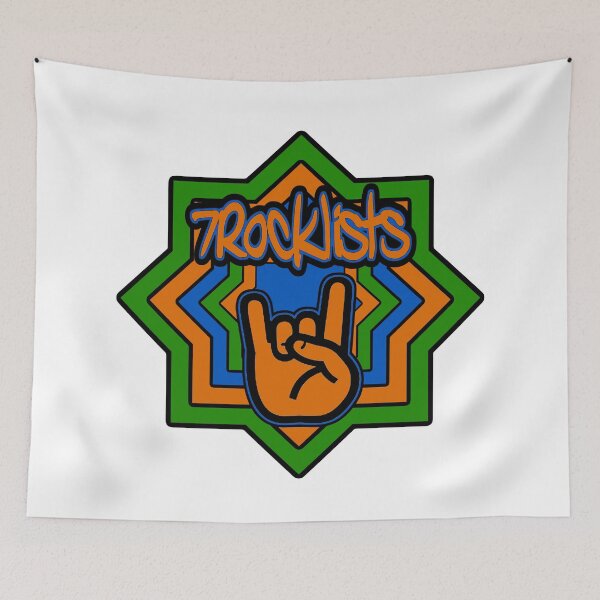 Item preview, 7Rock Star & Horns, orange, blue, green, fullname designed and sold by 7Rock.