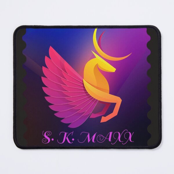 Item preview, Artistic flying deer brand logo designed and sold by SKMAXX.