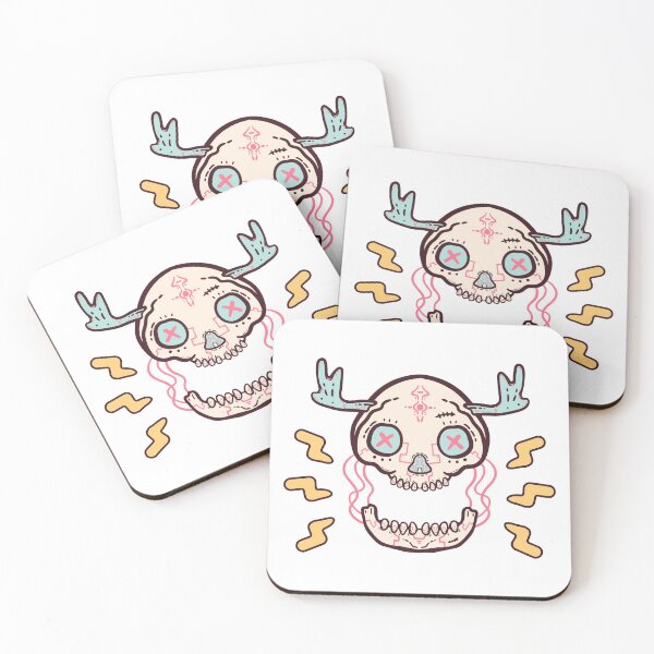 Item preview, cute deer skull doodle designed and sold by bima9911.