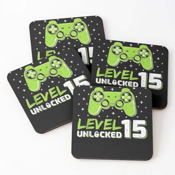Item preview, Gaming Lover Level 15 Unlocked Video Gamer 15th Birthday Tank Top designed and sold by DaiShop.