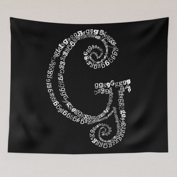 Item preview, Typographic G letter designed and sold by adiosmillet.