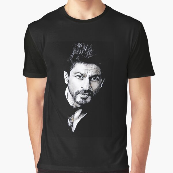 Shah Rukh Khan Art Graphic T-Shirt