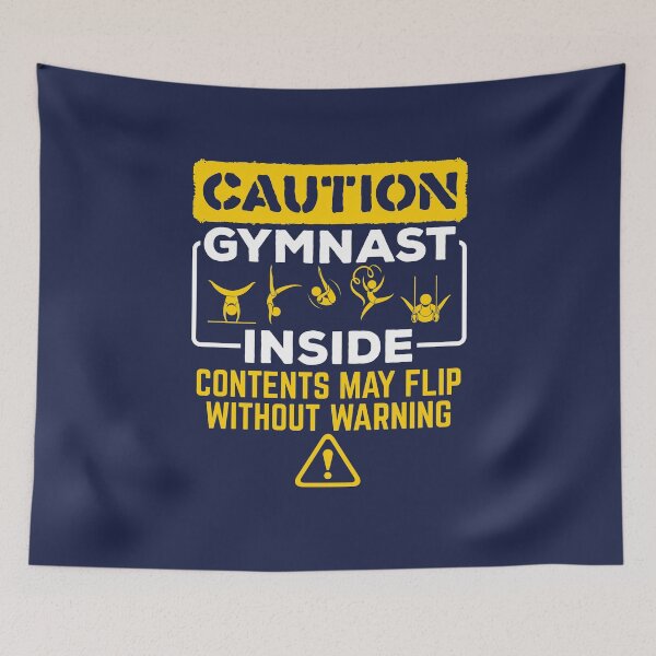 Item preview, Gymnast Inside Contents May Flip Without Warning Funny Gymnastics designed and sold by jaygo.