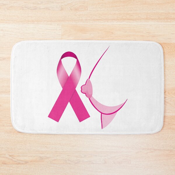 Item preview, Icon symbol of struggle and awareness against breast cancer, pink ribbon and a breast. Ideal for educational materials and information designed and sold by LucianoCosmo.