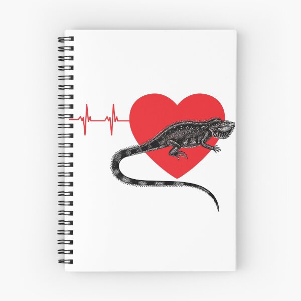 Item preview, Red heart pulse iguana | Gift for iguana lover | Iguana keeper designed and sold by OleeVO.