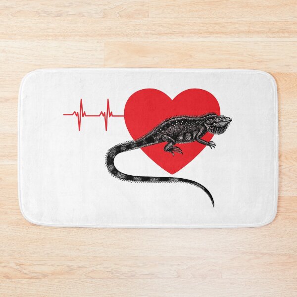 Item preview, Red heart pulse iguana | Gift for iguana lover | Iguana keeper designed and sold by OleeVO.